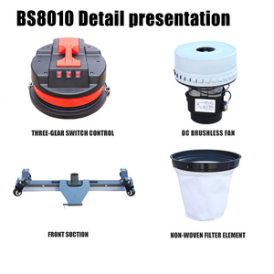 Máy hút bụi công nghiệp 4500W, dung tích 80L, diện tích lọc 4.2m², bánh xe xoay 360 độ - Product Image 4