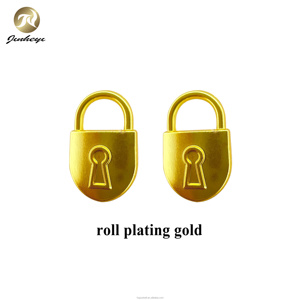 Thiết Kế Mới Hình Dạng Khóa Cuộn Mạ Vàng 16*10 Mm Kim Loại Chân Nút Cho Quần Áo May Mặc - Product Image 3
