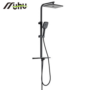 Juego <span class=keywords><strong>de</strong></span> Ducha Moderno <span class=keywords><strong>de</strong></span> Acero Inoxidable para Baño, Montado en la Pared, con Acabado Cromado, Kit <span class=keywords><strong>de</strong></span> Ducha <span class=keywords><strong>de</strong></span> Lluvia con Cabezal <span class=keywords><strong>de</strong></span> Ducha Superior - Product Image 3