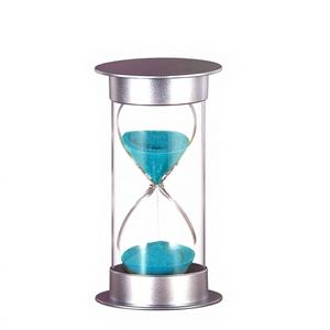 นาฬิกาทรายทรงกรวย 1-60 นาที ทนทานต่อการตกหล่น วัสดุพลาสติกและแก้วทราย ดีไซน์เรียบง่ายทันสมัย รูปทรงกระบอก เหมาะสำหรับเป็นของขวัญทางธุรกิจ - Product Image 6