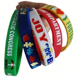 Pulseras de Silicona Brillantes con Logotipo Impreso, Económicas al por Mayor - Product Image 6