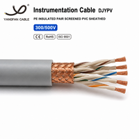 Cable de Computadora con Blindaje Individual, Cable de Instrumentación Multipar Trenzado de 300/500V con Blindaje Trenzado