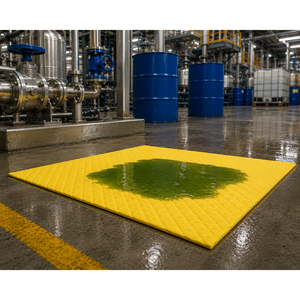 Tampon absorbant chimique économique jaune 40 x 50 cm 100% polypropylène - Product Image 5