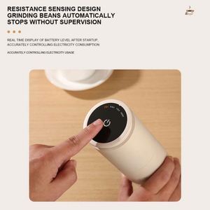 New 38 Levels Adjustment Wireless <b>Coffee</b> <b>Maker</b> USB Rechargeable <b>Portable</b> Electric <b>Coffee</b> Grinder for Espresso - Product Image 3