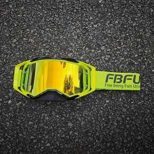 Lunettes de moto transparentes anti-vent et anti-poussière avec logo personnalisé, anti-buée, UV400, motocross MX, réglables, légères, pour l'extérieur - Product Image 5