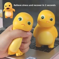 Jouet anti-stress en PU en forme de petit dragon à tête inclinable, poupée souple et moelleuse pour enfants et adultes, cadeau de décompression