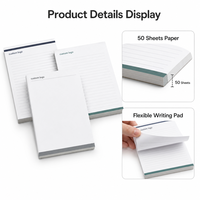 Fournitures d'apprentissage personnalisées, bloc-notes A5, papier épais, plusieurs tailles, bloc-notes pour la pratique en classe, directement de l'usine