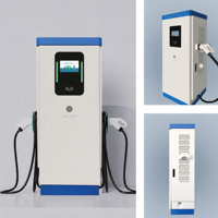 Kommerzielle EV-Ladestation 240kW CCS2 CHAdeMO IP55 Wasserdicht Smart OCPP GPRS 4G RFID für Autobahn-Servicebereiche WrightCharge