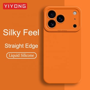 Pour iPhone 17 Pro Max iPhone17 Air Couverture Arrière En Stock <span class=keywords><strong>DUO</strong></span> Caméra De Protection Antichoc En Gros Liquide Silicone Téléphone Cas - Product Image 1