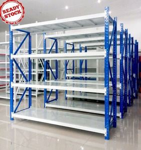 Système de <span class=keywords><strong>rayonnage</strong></span> industriel pour entrepôt, étagères en acier réglables anti-rouille de charge moyenne pour usine et entrepôt - Product Image 4