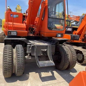 รถขุดล้อยางมือสอง Doosan DH150 55 60 80 ราคาถูกที่สุด เครื่องจักรกลมือสอง Doosan DX 60 80 140 150 225 300 340 350 - Product Image 3