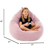 Pouf Moderne Pliable Simple et Doux pour Enfants, Fauteuil Paresseux, Siège Enfant avec Housse Amovible