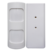 Système d'alarme antivol filaire Extérieur IP65 Intelligent PIR + Micro-ondes triple technologie Détecteur de mouvement Avec objectif grand angle/rideau