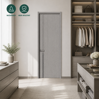 Panneau décoratif en mélamine pour porte de chambre, finition résistante aux rayures, idéal pour hôtels, résidences et projets – Direct Usine