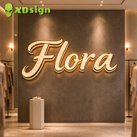 Enseigne au néon personnalisée XDsign avec diamants scintillants, enseigne extérieure 3D, enseigne lumineuse au néon, décoration de magasin, enseignes pour la décoration d'événements commerciaux