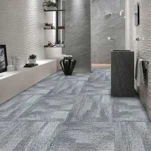 High Quality Luxury 100% Pp Carpet Tiles Office Oem Office Commercial Carpet Tiles 50x50cm Squares Carpet Factory