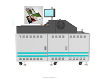 Machine de reliure de livres photo entièrement automatique, équipement de fabrication d'albums photo numériques 2500W pour albums de bébé, albums de mariage