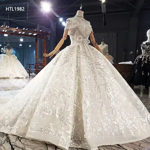 Jancember HTL1982 sıcak satış Bohemian düğün elbisesi kadın artı boyutu gelin elbise