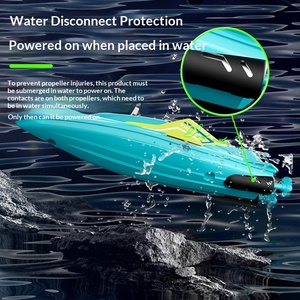 Bateau électrique à double hélice 4D-S5, mini-bateau sans fil 2.4G pour enfants, <span class=keywords><strong>sous</strong></span>-<span class=keywords><strong>marin</strong></span> de course haute vitesse, caméra à basculement à une touche - Product Image 5
