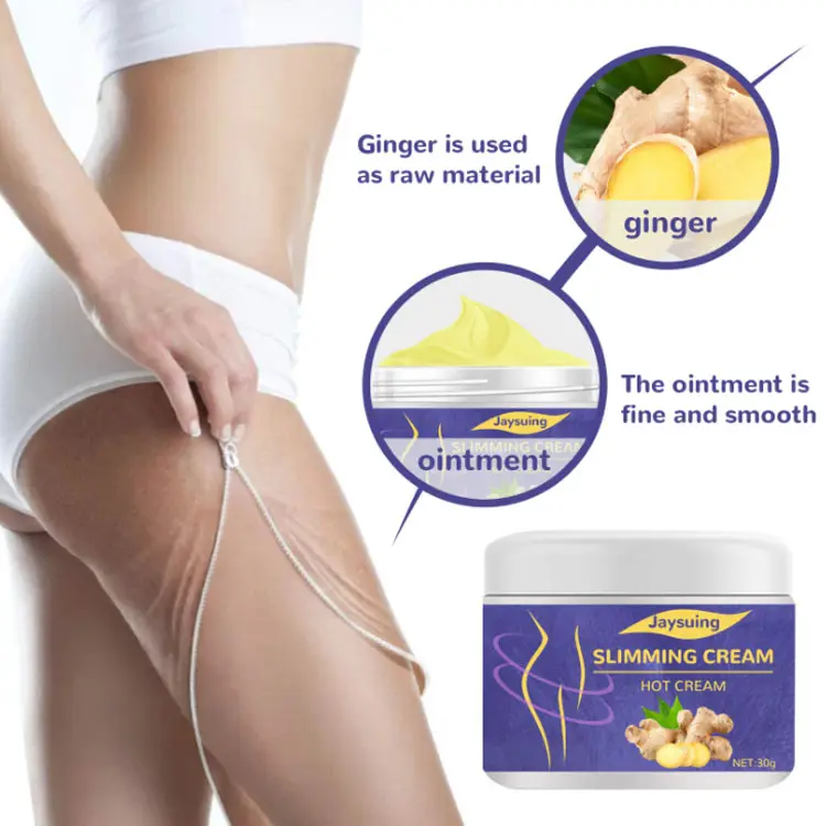 Nieuwe Product Gember Afslanken Body Cream Anti Cellulite Gewicht Lichaamsvet Crème Massage Verlies Brandende Afslankende Crème