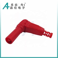 JIALUN Fiche banane 90 degrés à angle droit 4mm pour sonde de test multimètre bricolage