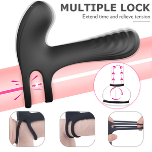 S-Hande Anello Vibrante per Pene e Stimolatore Clitorideo Punto G, Vibratore Indossabile per Coppie - Product Image 3