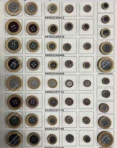 Biểu Tượng Tùy Chỉnh Kích Thước Màu 4-Lỗ Thân Thiện Với Môi Flatback May Bằng Gỗ Nút Quần Áo - Product Image 6