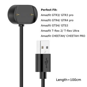 Chargeur pour montre intelligente <span class=keywords><strong>Amazfit</strong></span> GTR <span class=keywords><strong>GTS</strong></span> POP BIP Active Active2 Band 7, station de charge magnétique, câble de charge USB - Product Image 2