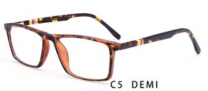 TR90 독서 안경 프레임 광학 안경 저렴한 사각형 블루 라이트 차단 안경 도매 8 색 남성과 여성 - Product Image 5