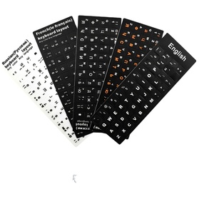 Autocollants pour clavier Fabricant de conception personnalisée Impression personnalisée en gros Autocollants pour clavier français, arabe et russe - Product Image 4
