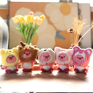 Celebrità di Internet adorabile topolino ciondolo carino orso portachiavi Charm Super morbido PP imbottito in cotone - Product Image 3