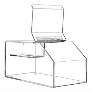 Dsp Việt Nam Nhà máy siêu thị thực phẩm bán lẻ container Kẹo hộp rõ ràng Acrylic kẹo <span class=keywords><strong>bin</strong></span> với Scoop chủ - Product Image 3