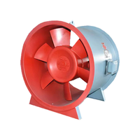 Ventilateur axial industriel de lutte contre l'incendie HTF, souffleur haute efficacité haute température, ventilateur d'extraction de fumée haute pression, NOUVEAU