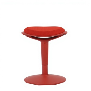 Tabouret de bar moderne en plastique Henglin Moore, chaise de bureau ergonomique à hauteur réglable, confortable pour une utilisation prolongée, pivotante, pour atelier - Product Image 2
