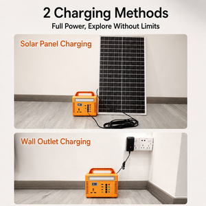 Station portable LiFePO4 220V, batterie de secours, panneau solaire, sortie USB AC, onduleur à onde sinusoïdale pure, contrôleur MPPT, batterie externe - Product Image 6