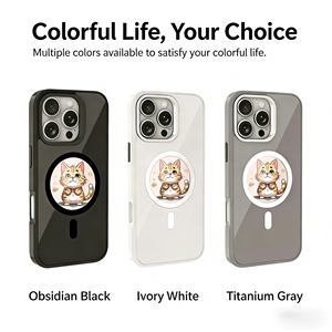 Funda para Teléfono con Pantalla de Tinta Electrónica de Alta Definición, Diseño de Dibujos Animados, Adhesión Magnética, Superficie de Espejo, para la Serie 13-17 <span class=keywords><strong>Pro</strong></span> <span class=keywords><strong>Max</strong></span>, Novedad 2025 - Product Image 4