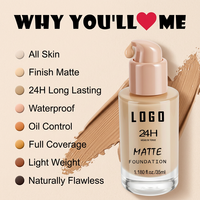 Fond de teint liquide pour le visage, imperméable, résistant à la transpiration, avec protection solaire SPF 30, anti-taches, haute couvrance, cosmétique professionnel