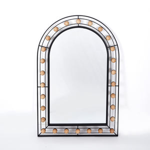 2025 miroir <span class=keywords><strong>de</strong></span> douche en ligne <span class=keywords><strong>pour</strong></span> raser les miroirs muraux en perles <span class=keywords><strong>de</strong></span> <span class=keywords><strong>bois</strong></span> encadrés noirs <span class=keywords><strong>pour</strong></span> le salon à domicile et l'hôtel Hilton <span class=keywords><strong>pour</strong></span> les décorations cosmétiques - Product Image 2