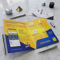 Pochettes de présentation A4/A5 personnalisées avec logo pour dossiers et classeurs professionnels avec poches