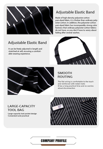 Grembiule Nero a Righe, Resistente, Adatto per Cucina Domestica, Ristorante, Fast Food, Hotel, Uniforme da Lavoro all'Ingrosso - Product Image 4
