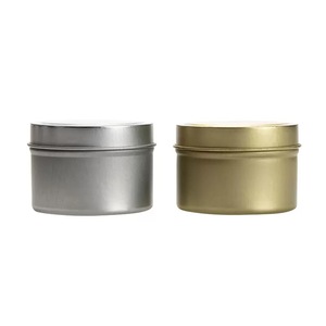 <strong>Exclusive</strong> Customizable Tea Can Logo 30g Tinplate Screw Cap Jar for Snacks Food Cosmetics <strong>Packaging</strong> Use for Cookie Screw Lid