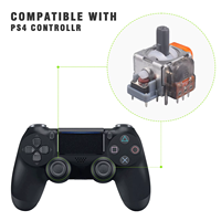 Joystick Hall TMR Ginfull pour PS4/PS5, Joystick Hall magnéto-résistif TMR pour manettes XBOX/NSPRO, Joystick électromagnétique