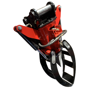 Máquina para partir leña RIMA, divisor de troncos cónicos, cortador de leña hidráulico, accesorio para miniexcavadora de 3-8 toneladas, para agricultura - Product Image 2