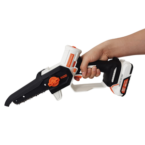 Vertak 20V <span class=keywords><strong>Mini</strong></span> <span class=keywords><strong>scie</strong></span> <span class=keywords><strong>à</strong></span> <span class=keywords><strong>chaîne</strong></span> sans balais 6 pouces tronçonneuse électrique portable meilleure tronçonneuse <span class=keywords><strong>à</strong></span> main alimentée par <span class=keywords><strong>batterie</strong></span> - Product Image 5