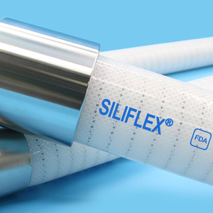 Tuyau en silicone SILIFLEX Platinum vulcanisé avec armature en fil d'acier, épaisseur de paroi 1,0 mm, renfort en spirale, qualité alimentaire, biopharmaceutique - Product Image 2