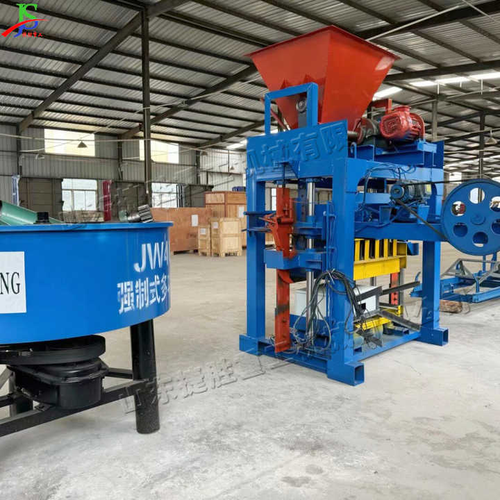 High Efficiency Hydraulic Brick Production Line New Condition Concrete ...