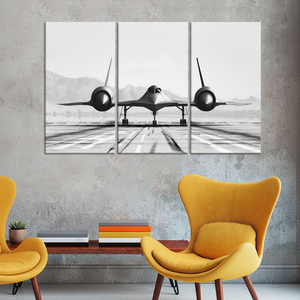 SR-71 Blackbird <b>Canvas</b> Print Modern Aviation <b>Wall</b> Decor,SET OF 3 <b>CANVAS</b> - Product Image 3