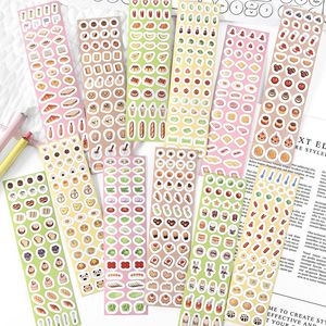 6 tiras de cinta por paquete Good <span class=keywords><strong>Food</strong></span> Fun Series Nariz pequeña <span class=keywords><strong>Karma</strong></span> Postre Material Manual Cinta de material decorativo - Product Image 3