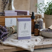 Étiquette personnalisée en papier semence imprimée pour savon à la lavande, emballage fait main, étiquette plantable OEM pour fabricants de savon artisanaux