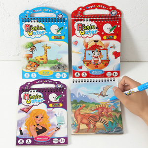 Livre de gribouillage magique pour enfants, peinture magique avec <span class=keywords><strong>des</strong></span> livres de coloriage à l'eau, jouet d'apprentissage éducatif pour les enfants de 1 à 6 ans - Product Image 2